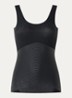 Tanktop met structuur - Zwart