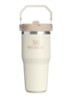 De IceFlow™ Flip Straw 2.0 waterfles 0,41 liter - Wit