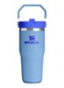 De IceFlow™ Flip Straw 2.0 waterfles 0,41 liter - Donkerblauw