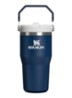 De IceFlow™ Flip Straw 2.0 waterfles 0,59 liter - Donkerblauw