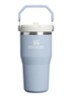 De IceFlow™ Flip Straw 2.0 waterfles 0,59 liter - Blauw