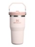 De IceFlow™ Flip Straw 2.0 waterfles 0,6 liter - Lichtroze