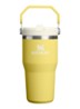 De IceFlow™ Flip Straw 2.0 waterfles 0,6 liter - Geel