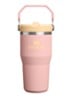 De IceFlow™ Flip Straw 2.0 waterfles 0,6 liter - Zalmroze