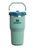 De IceFlow™ Flip Straw 2.0 waterfles 0,6 liter - Lichtgroen