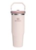 De IceFlow™ Flip Straw 2.0 waterfles 0,89 liter - Lichtroze