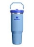 De IceFlow™ Flip Straw 2.0 waterfles 0,89 liter - Blauw