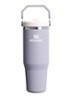 De IceFlow™ Flip Straw 2.0 waterfles 0,89 liter - Paars