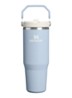De IceFlow™ Flip Straw 2.0 waterfles 0,89 liter - Blauw