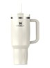 De Quencher® H2.0 Fluted thermosfles 1,18 liter - Cream Gloss / Gebroken wit