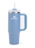 De Quencher® H2.O FlowState™ thermosfles 0,89 liter - Staalblauw
