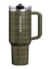 De Quencher ProTour Flip Straw thermosfles 1,18 liter - Mosgroen