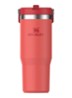 Ice Flow Flip Straw dubbelwandige waterfles 0,89 liter - Koraal