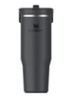 Ice Flow Flip Straw waterfles 89 cl - Zwart