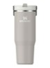 Ice Flow Flip Straw waterfles 89 cl - Lichtgrijs