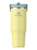Ice Flow Flip Straw waterfles 89 cl  - Lichtgeel