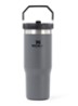 IceFlow Flip Straw Tumbler thermosfles 89 cl - Antraciet