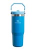 PMI The IceFlow™ Flip Straw Tumbler thermosfles 0,89 liter - Blauw
