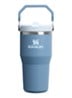 The IceFlow™ Flip Straw waterfles 0,6 liter - Indigo