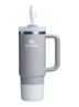 The Quencher® bekerhoes en rietjes dop 3-delig - Lichtgrijs
