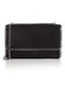 Falabella Fold Over crossbodytas van ecoleer - Zwart