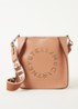 Stella Logo crossbodytas van ecoleer - Roestbruin