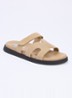 Missile slipper van suède - Khaki