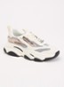Possession-E sneaker met mesh details - Wit