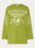 Gineva longsleeve met print - Groen