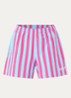 Joana straight fit korte broek met streepprint - Roze