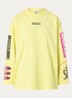 Monica longsleeve met logo- en backprint - Roze