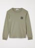 00002 Longsleeve met logo - Antraciet