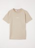 00005 T-shirt met logo - Beige