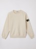 00012 sweater met logo - Beige