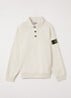 00012 sweater met logo - Gebroken wit