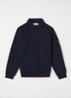 00012 sweater met logo - Donkerblauw