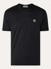 11002 T-shirt met logo - Zwart