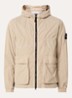 12572 regenjack met capuchon en klepzakken - Beige