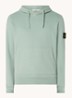64120 Hoodie met logo - Lindegroen