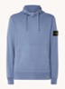 64120 Hoodie met logo - Staalblauw