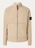 S0003 jack met steekzakken en logo - Beige