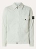 S0004 overshirt met borstzak en logo - Lindegroen