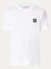 S0013 T-shirt met logo - Wit