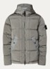 S0019 puffer jack met capuchon en donsvulling - Grijs