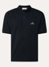 S0039 regular fit polo met logoborduring - Zwart