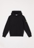 S0040 hoodie met logoborduring - Zwart