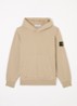 S0040 hoodie met logoborduring - Khaki