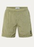 S0043 zwemshort met logo en steekzakken - Olijfgroen