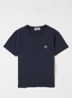 S0047 T-shirt met logo - Donkerblauw