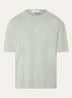 S0050 T-shirt met logo - Lindegroen